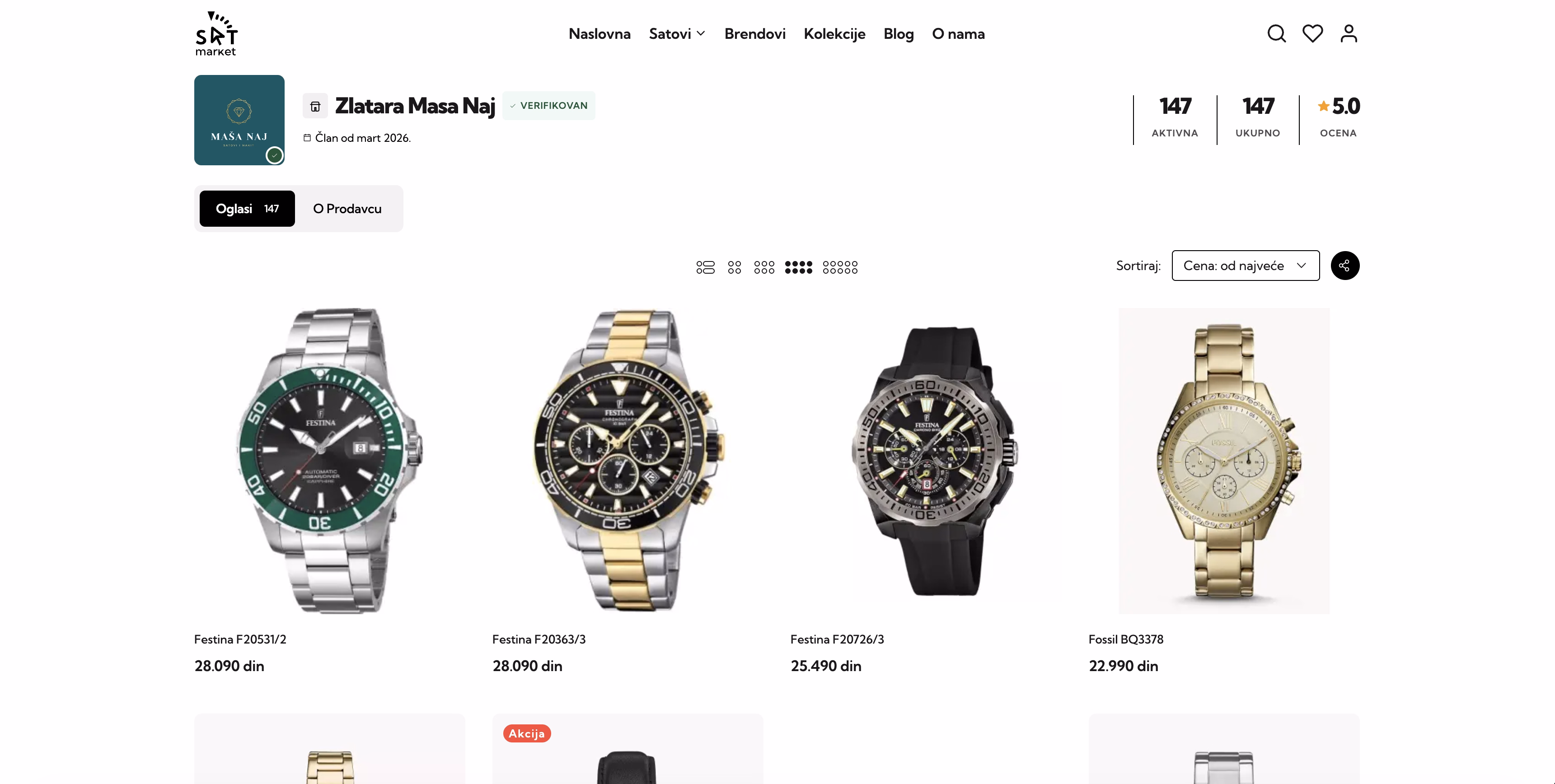 Satmarket premium satovi